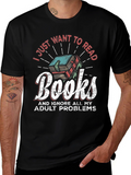 Readers T-Shirt: Books & No Adulting