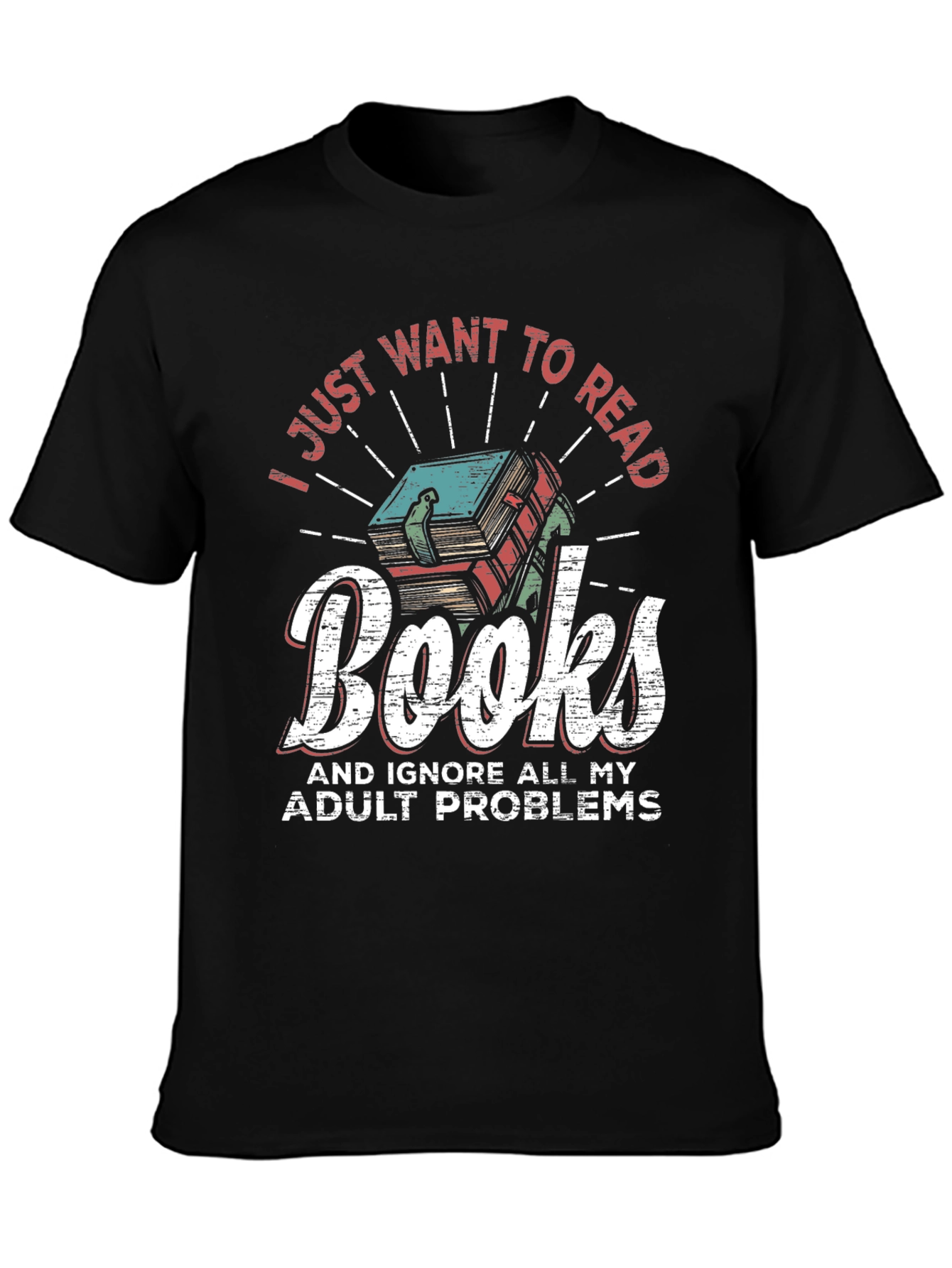 Readers T-Shirt: Books & No Adulting