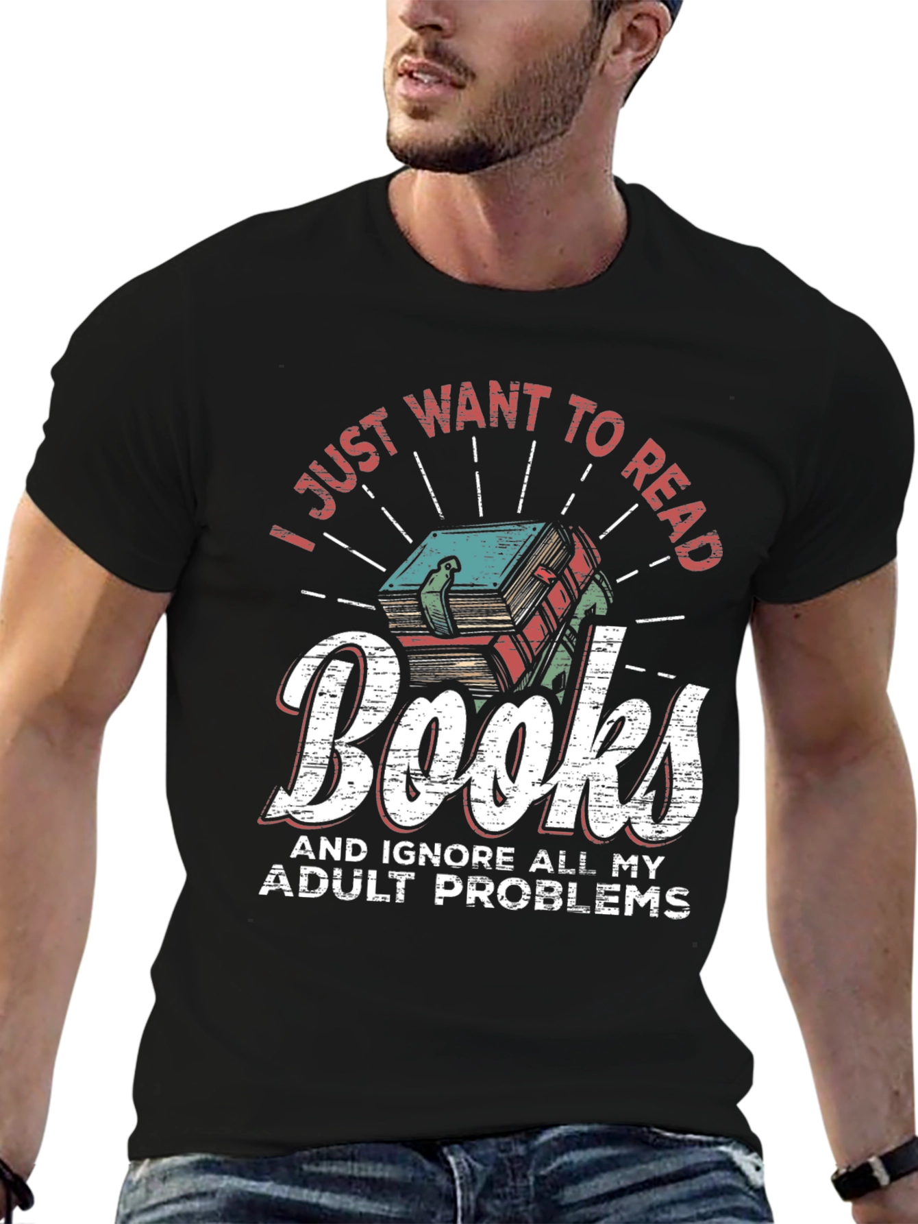 Readers T-Shirt: Books & No Adulting