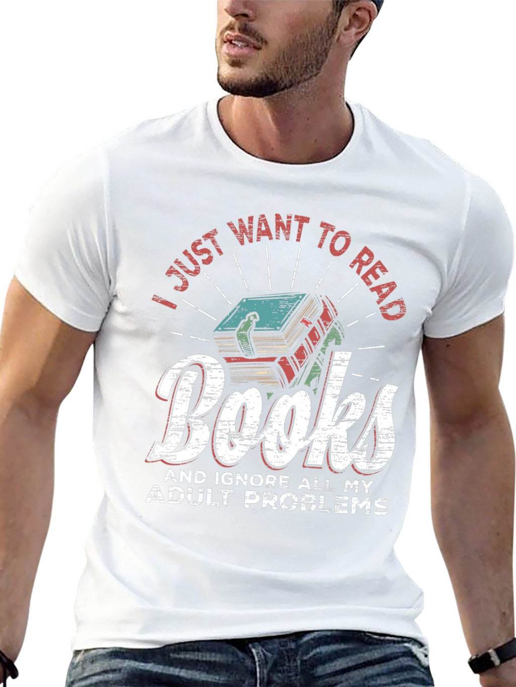 Readers T-Shirt: Books & No Adulting