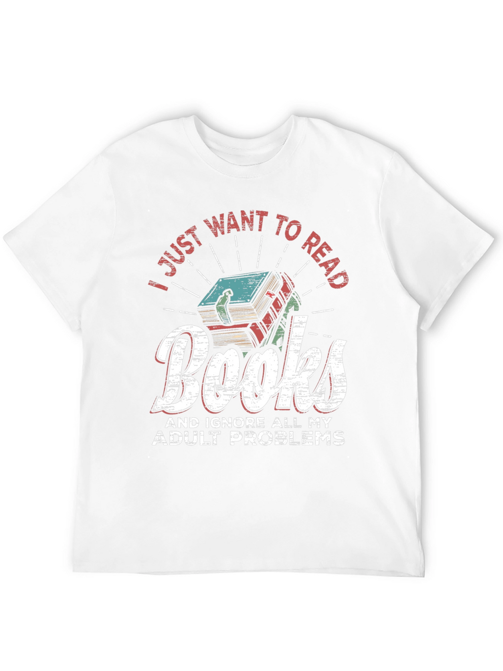 Readers T-Shirt: Books & No Adulting
