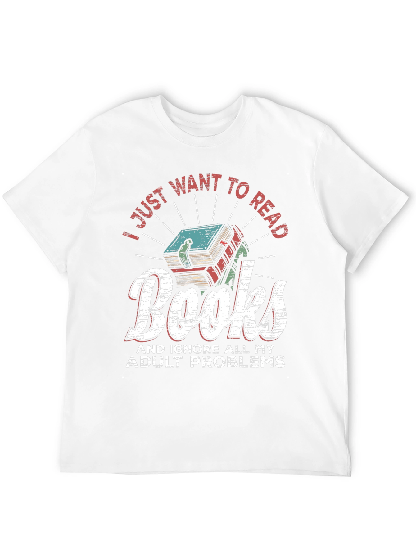 Readers T-Shirt: Books & No Adulting