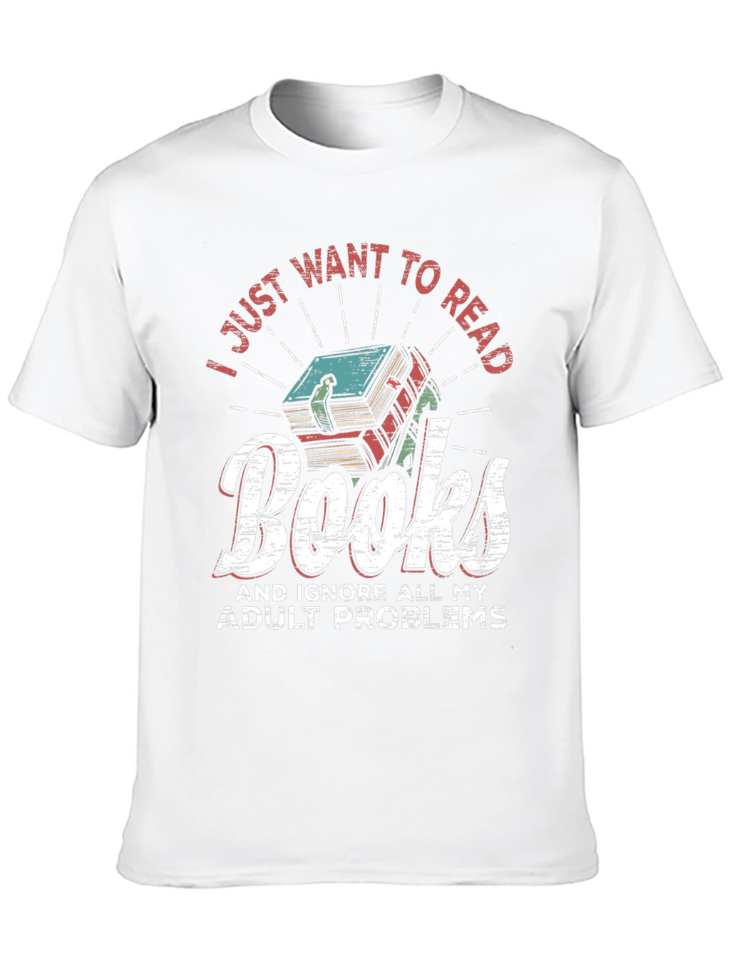 Readers T-Shirt: Books & No Adulting