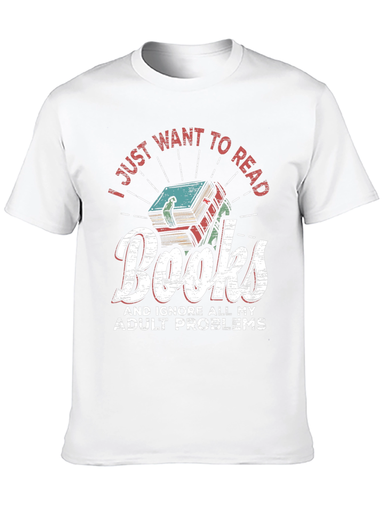 Readers T-Shirt: Books & No Adulting