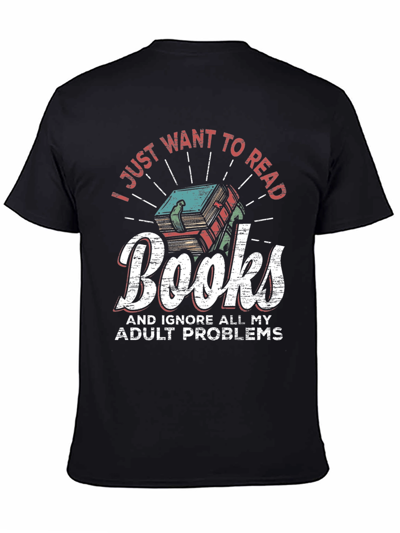 Readers T-Shirt: Books & No Adulting