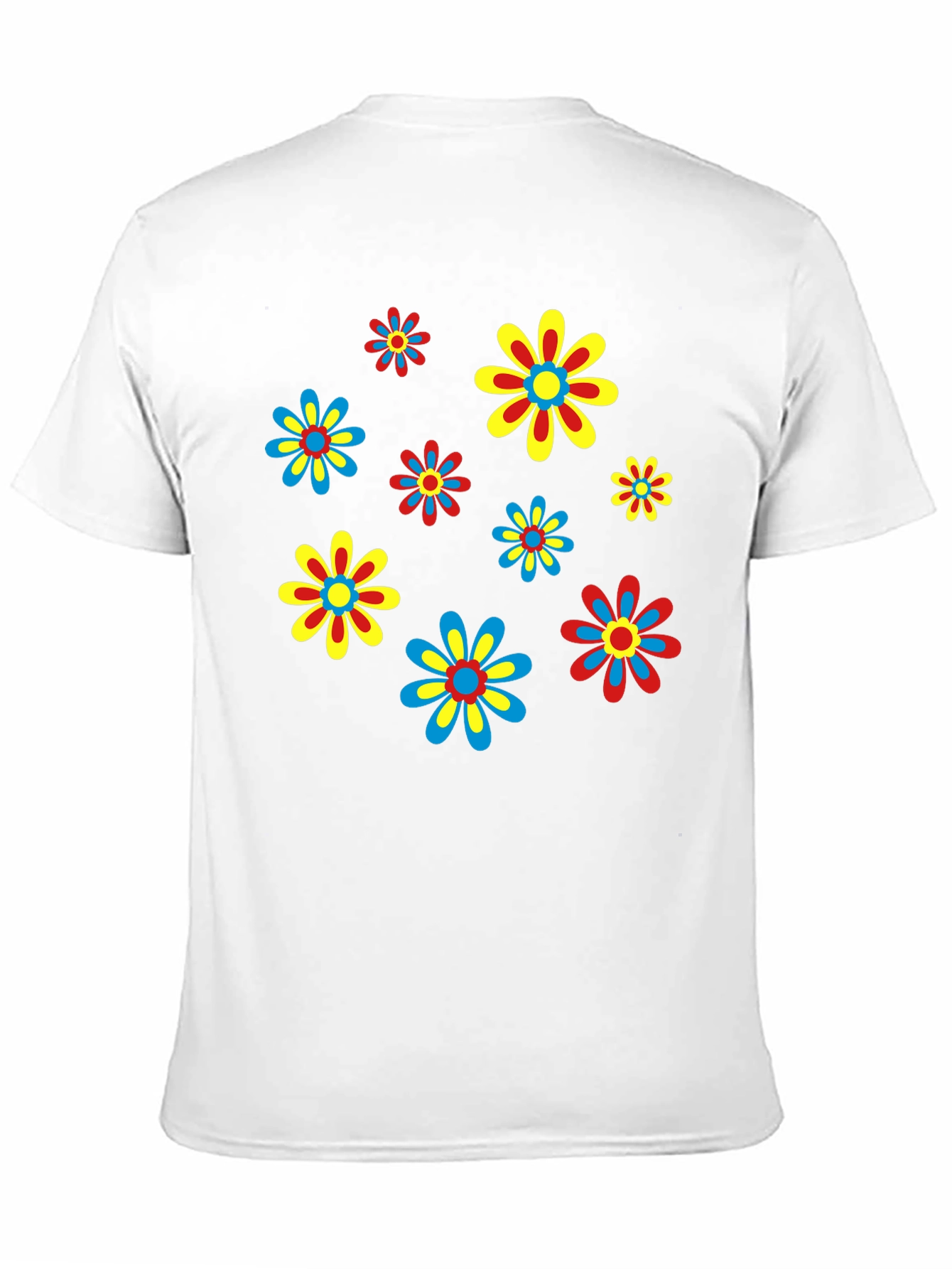 Retro Flower Power T-Shirt - Funky Floral Design