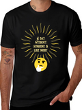 Sunshine Thought T-Shirt - Black Crew Neck