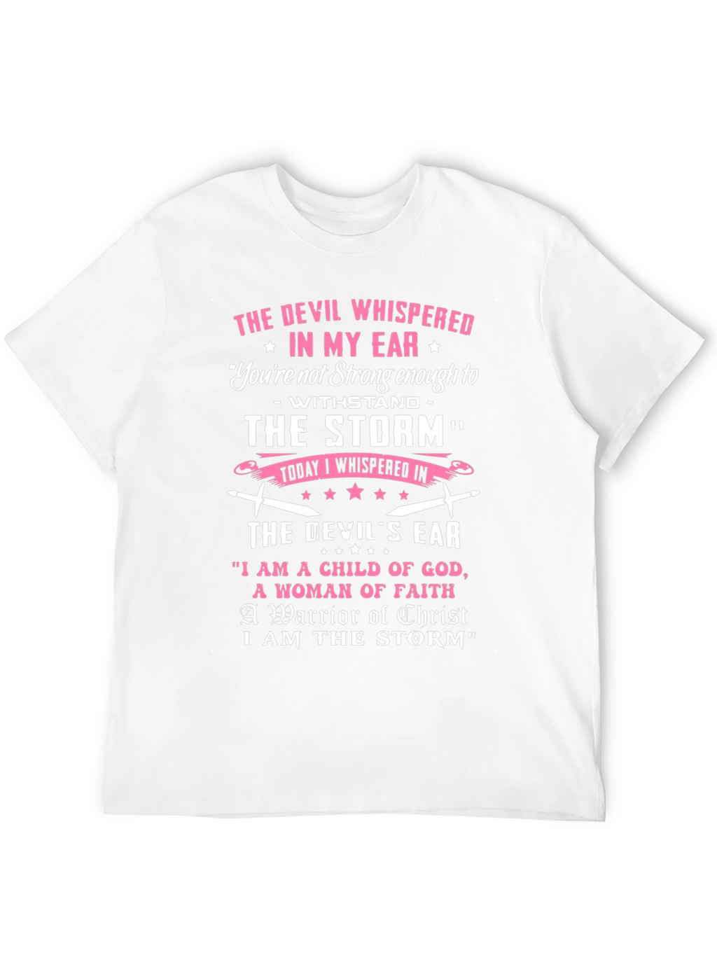 The Storm T-Shirt Christian Warrior Faith Tee