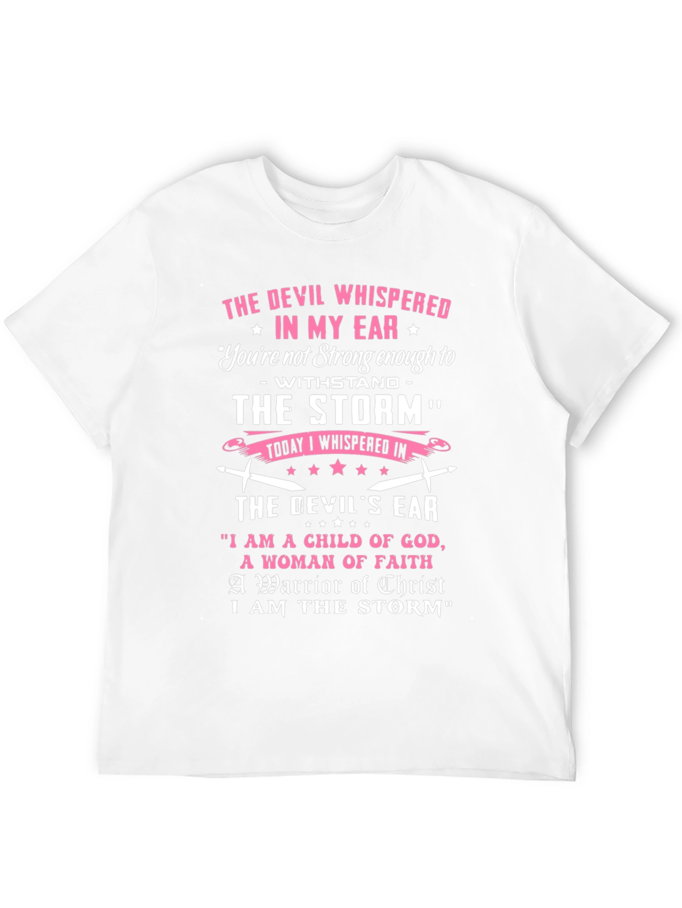 The Storm T-Shirt Christian Warrior Faith Tee