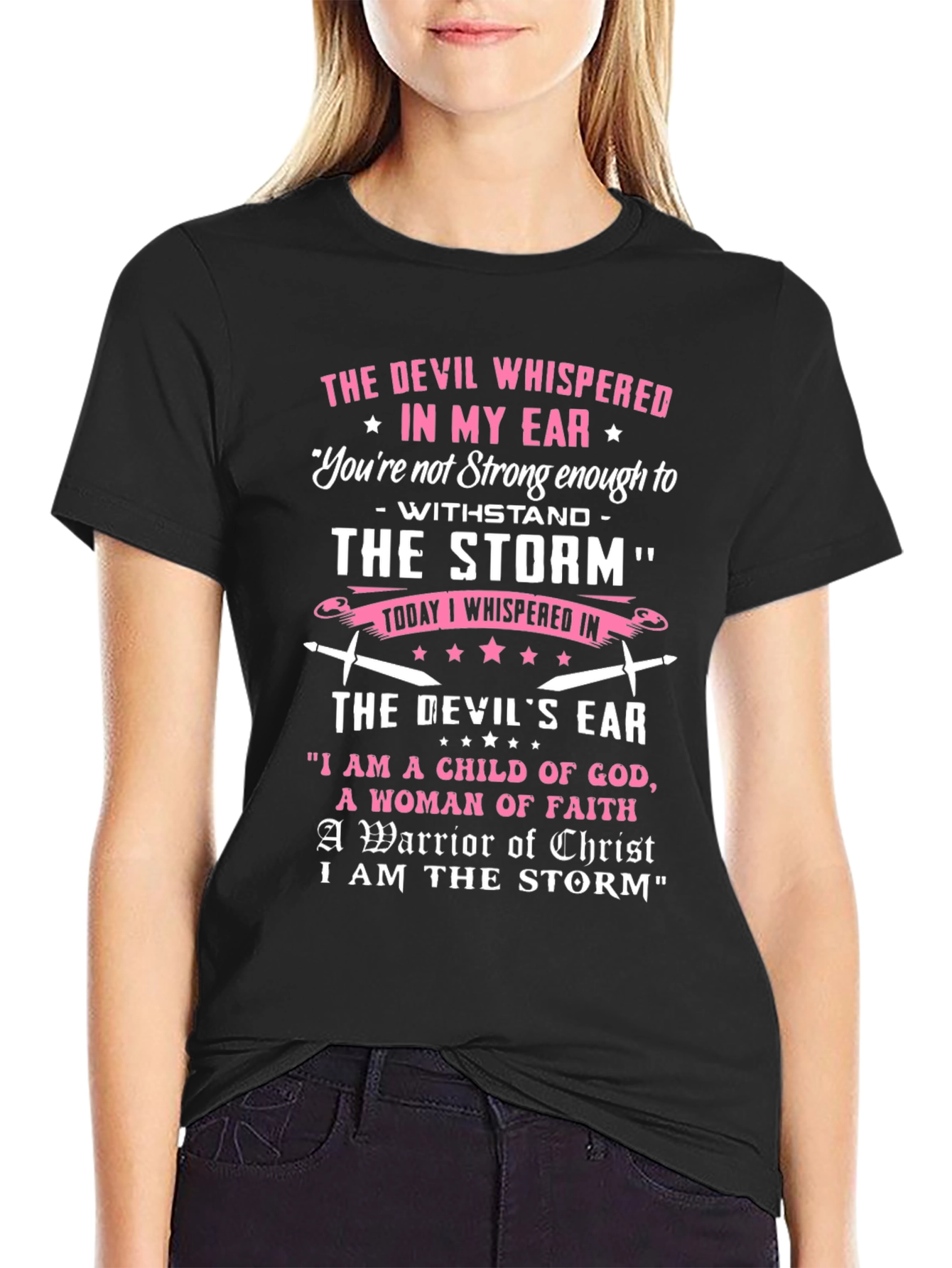 The Storm T-Shirt Christian Warrior Faith Tee