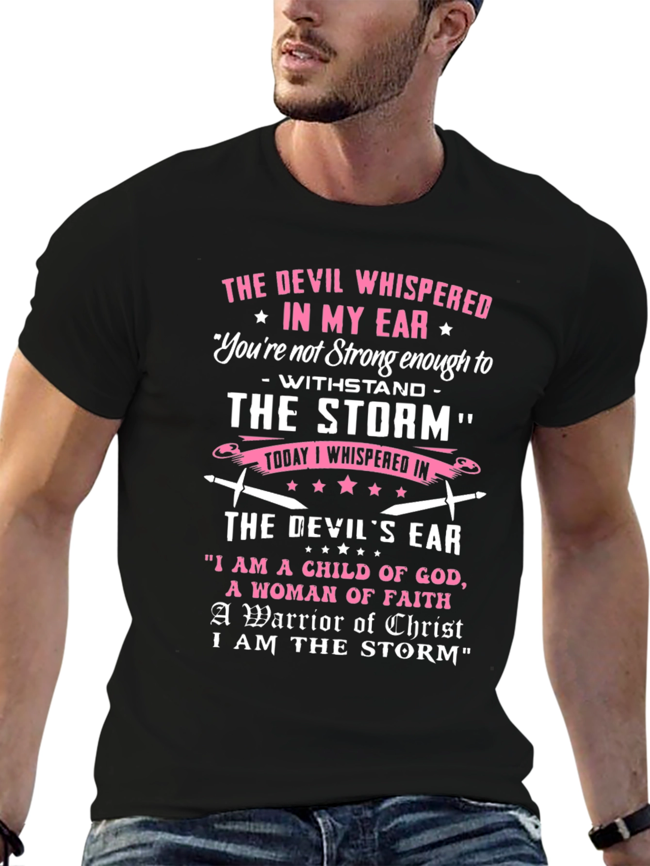 The Storm T-Shirt Christian Warrior Faith Tee