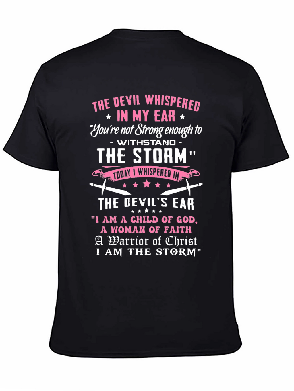 The Storm T-Shirt Christian Warrior Faith Tee