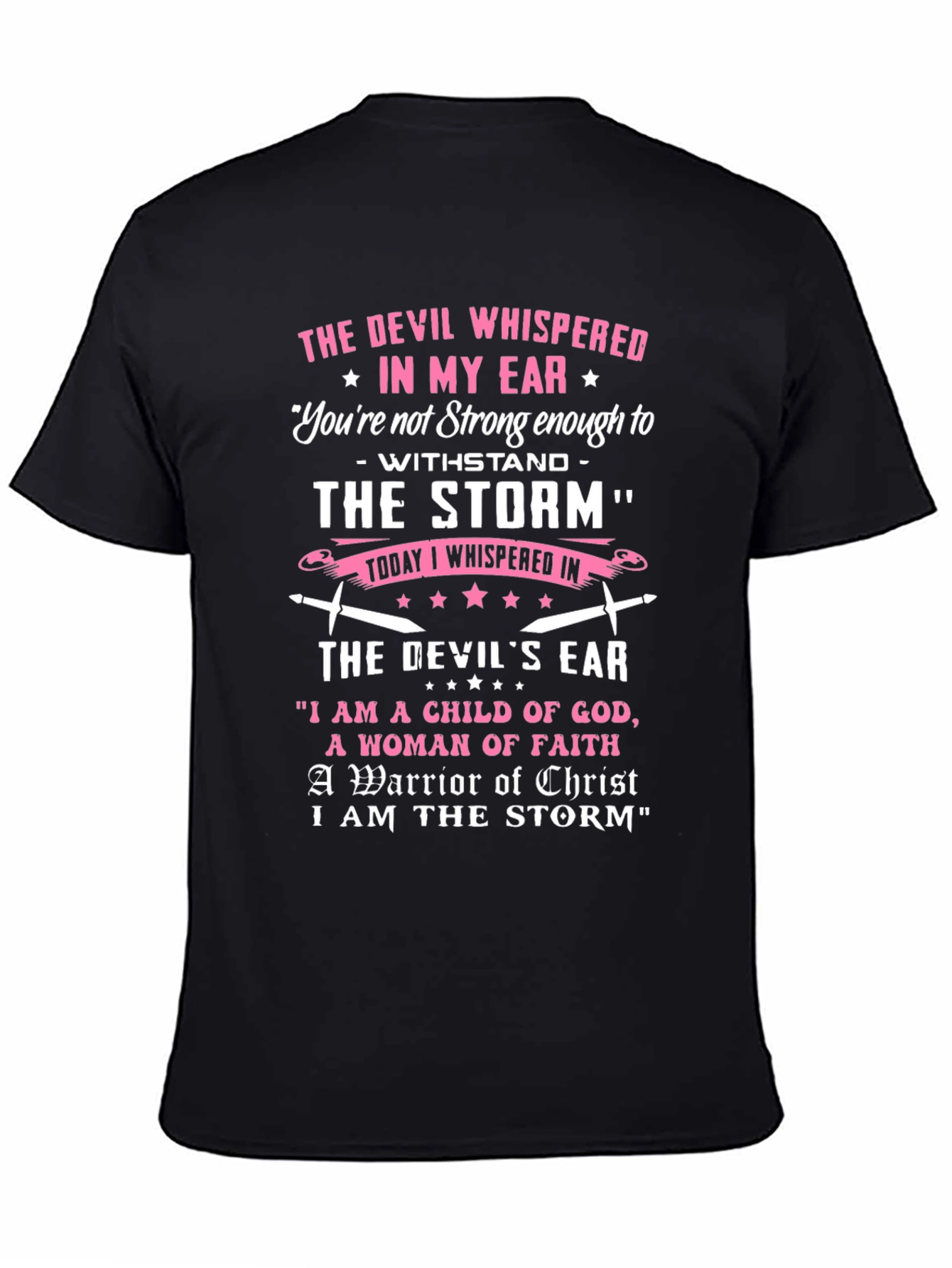 The Storm T-Shirt Christian Warrior Faith Tee
