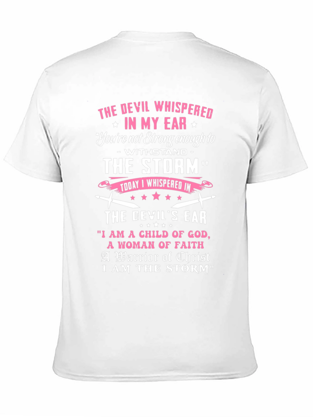 The Storm T-Shirt Christian Warrior Faith Tee