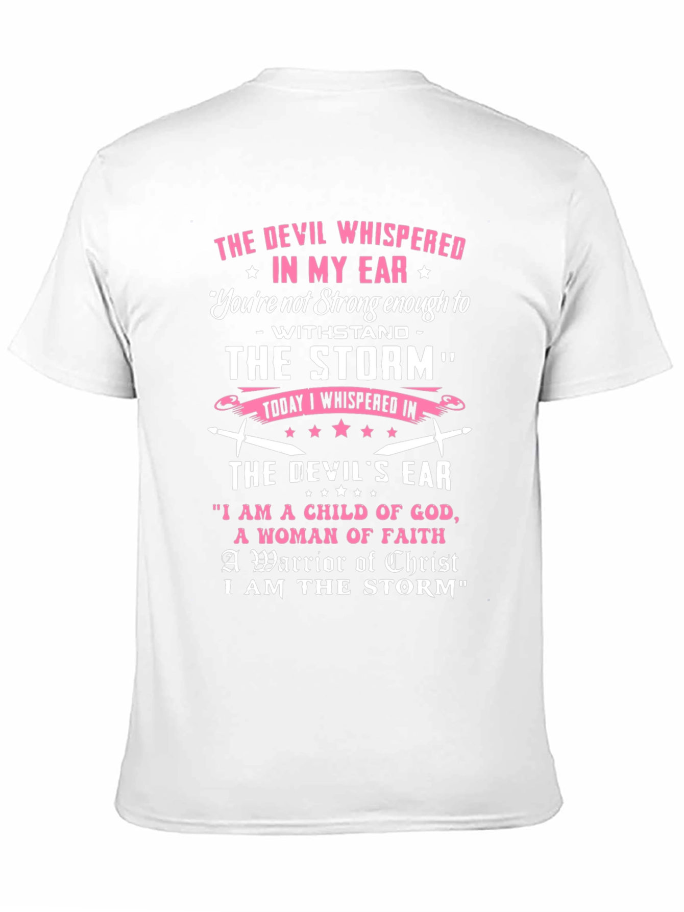 The Storm T-Shirt Christian Warrior Faith Tee