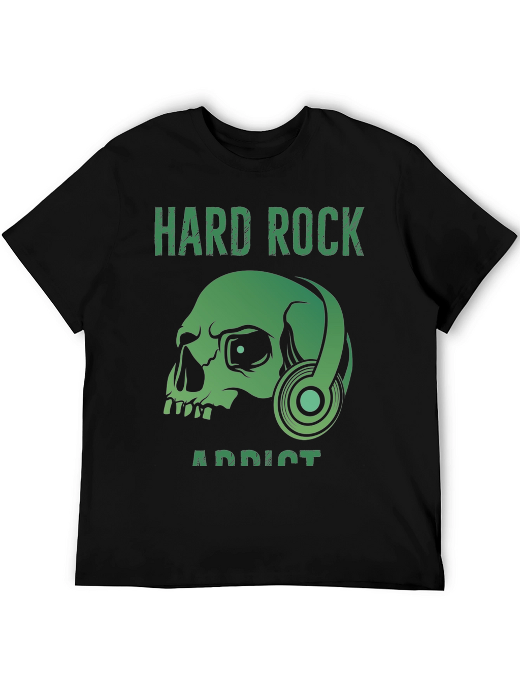 Hard Rock Addict T-Shirt: Skull & Headphones
