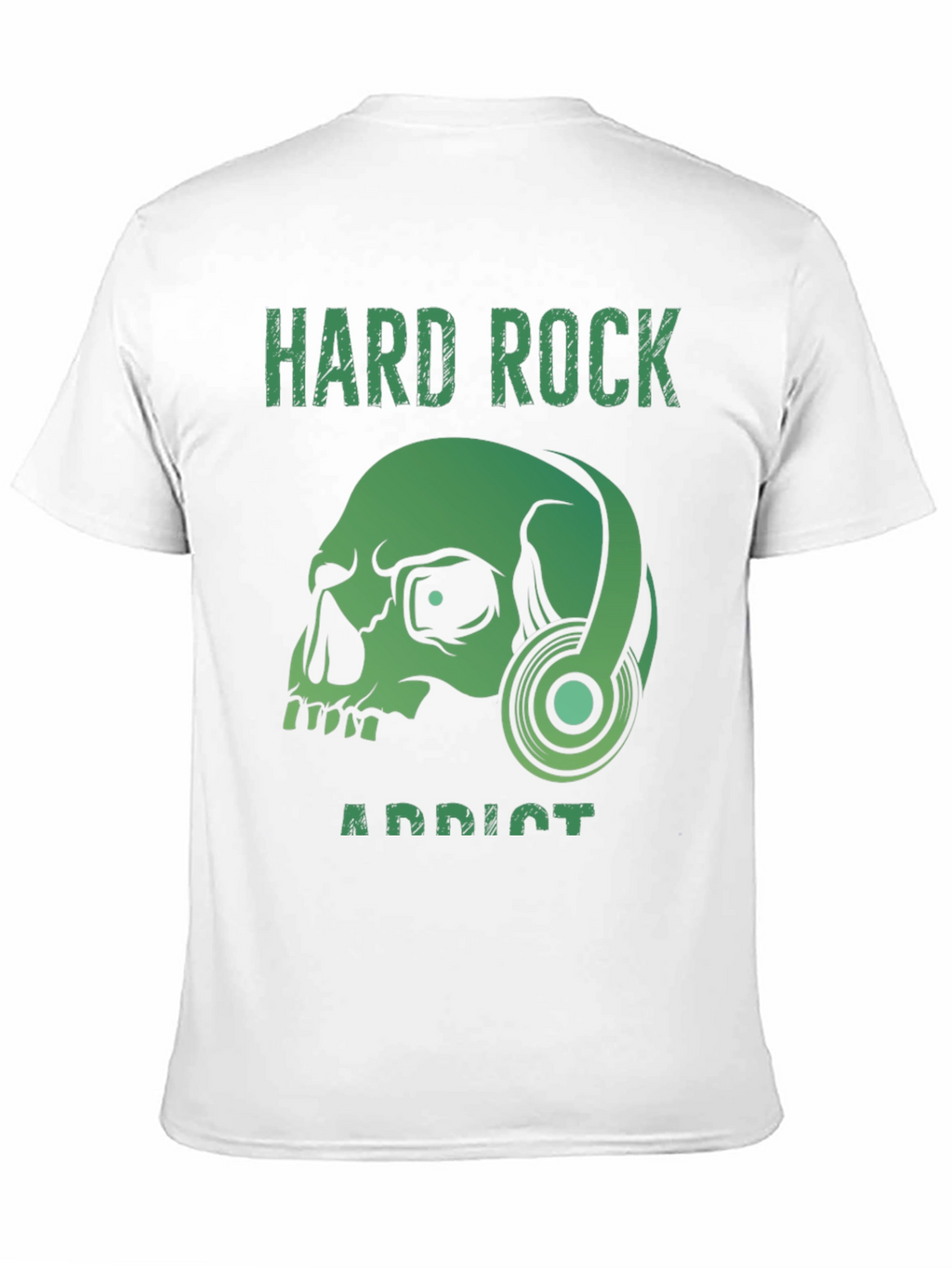 Hard Rock Addict T-Shirt: Skull & Headphones