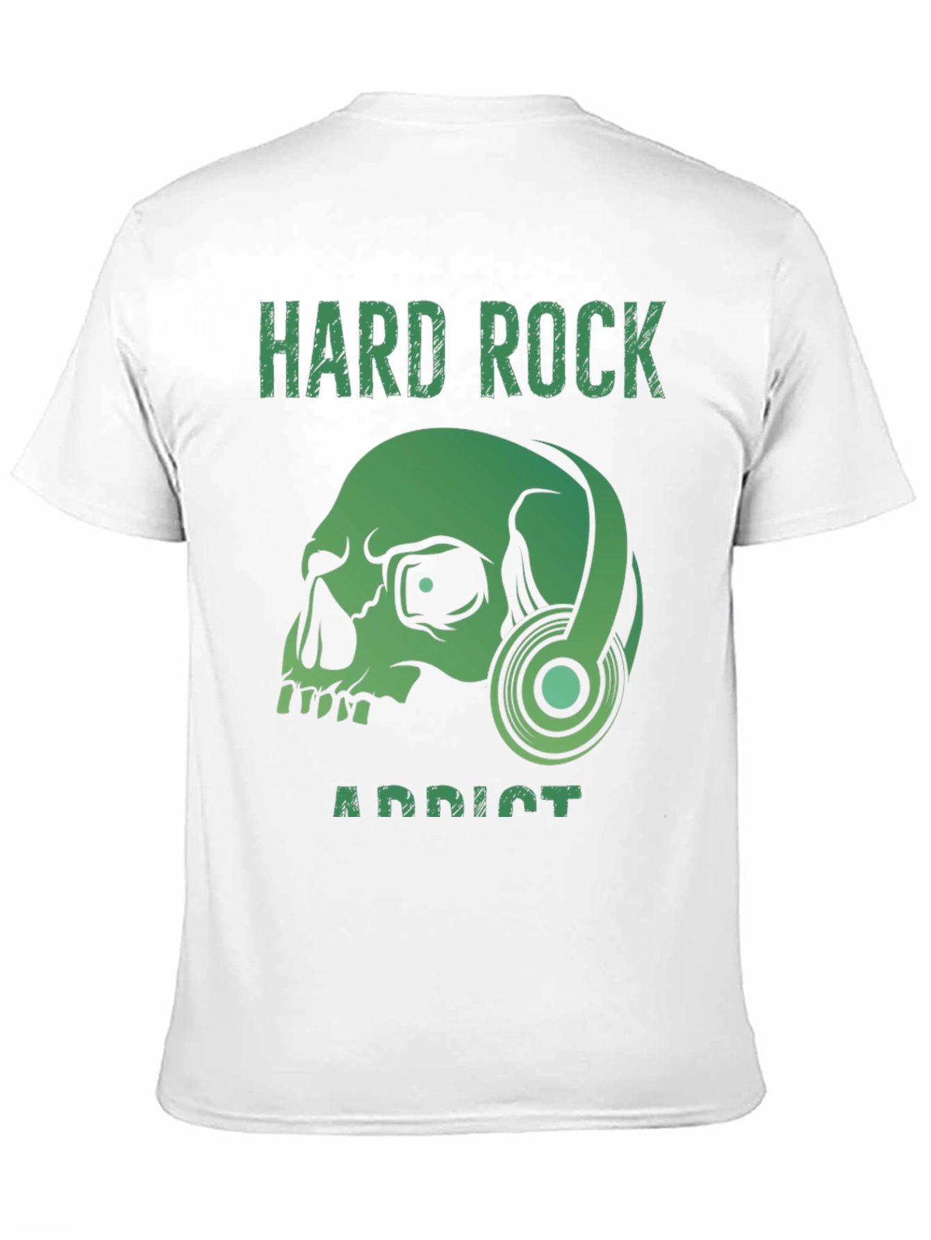 Hard Rock Addict T-Shirt: Skull & Headphones