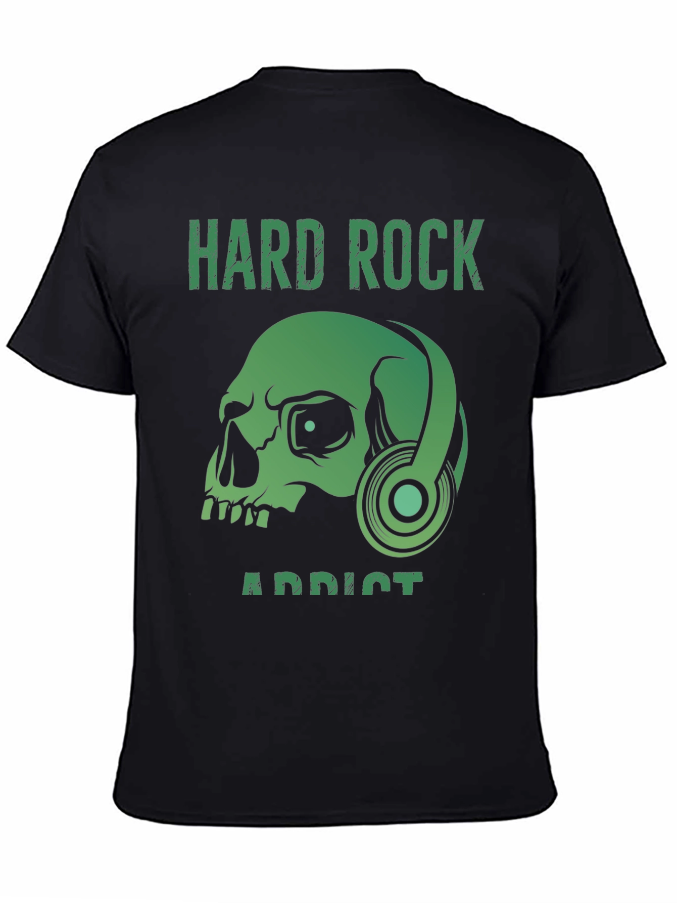 Hard Rock Addict T-Shirt: Skull & Headphones