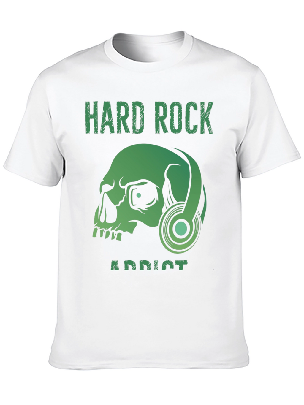Hard Rock Addict T-Shirt: Skull & Headphones