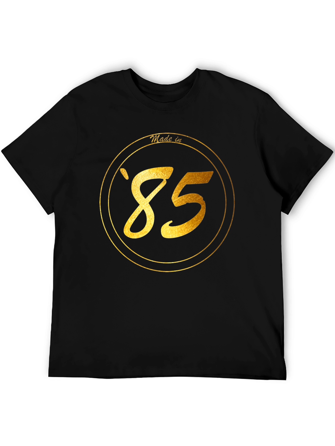 Made in 85 Graphic Tee - Vintage Style Black T-Shirt