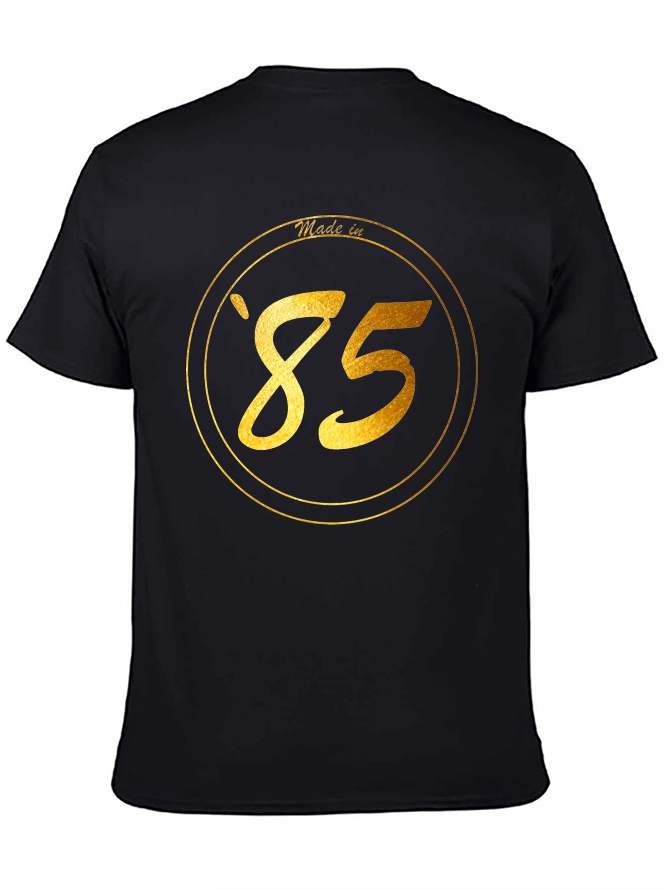 Made in 85 Graphic Tee - Vintage Style Black T-Shirt