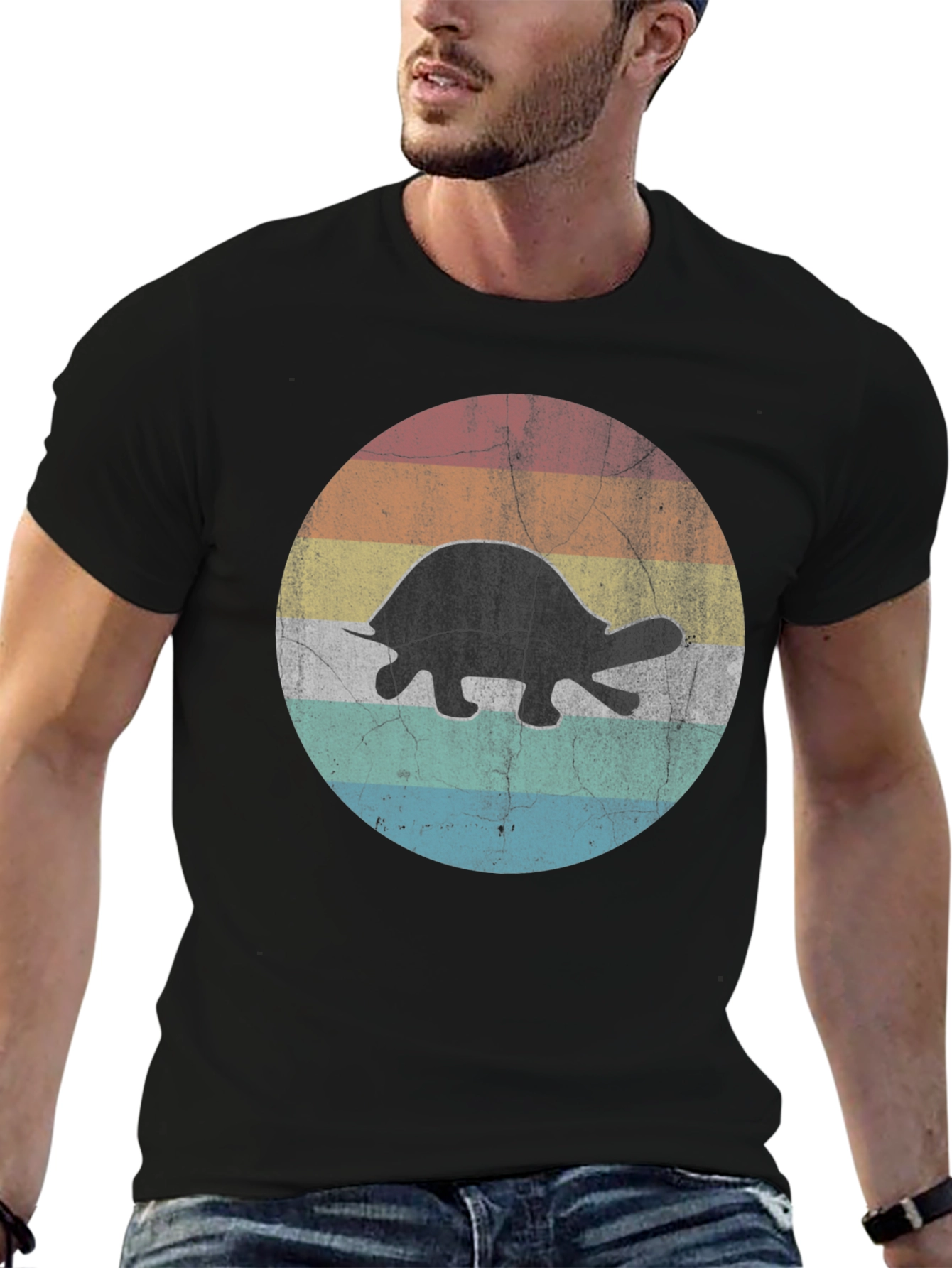 Retro Turtle T-Shirt - Vintage Style Graphic Tee