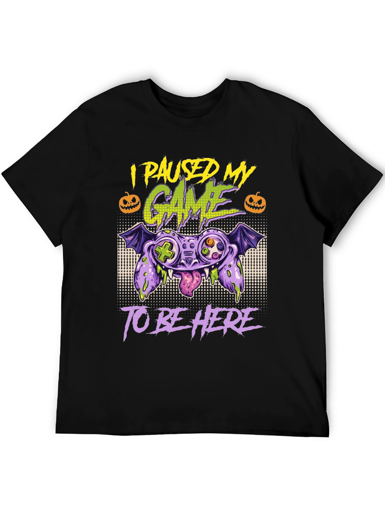 Paused Game Halloween T-Shirt