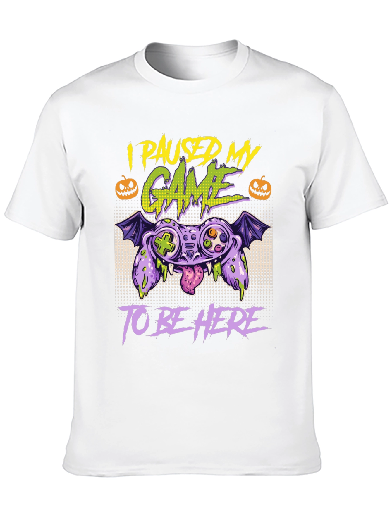 Paused Game Halloween T-Shirt