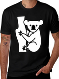 Koala Graphic Tee - Casual Comfort