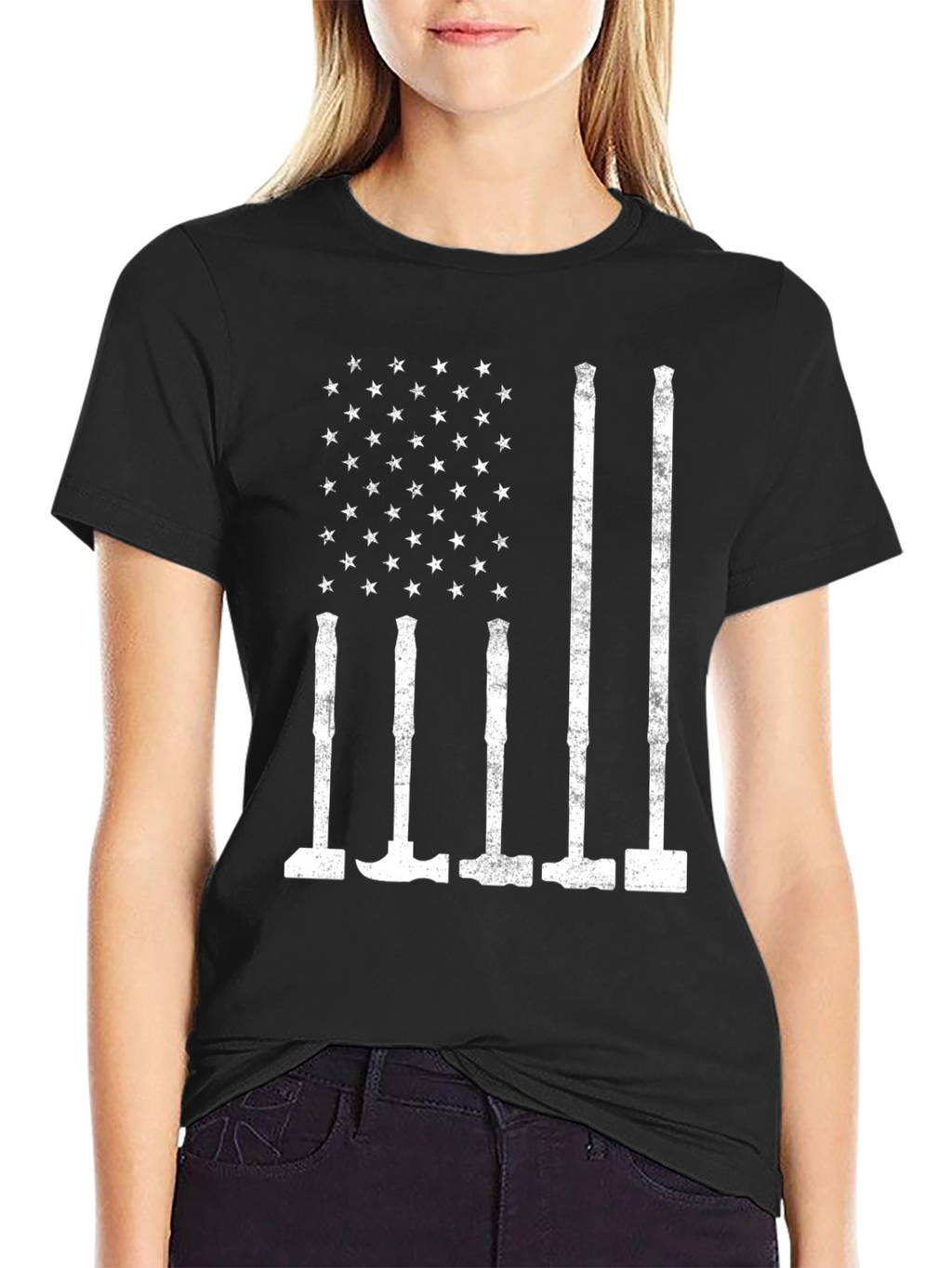 American Flag Hammer T-Shirt