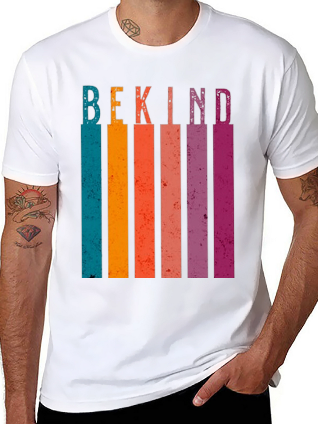 Retro Be Kind Graphic Tee - Casual Comfort