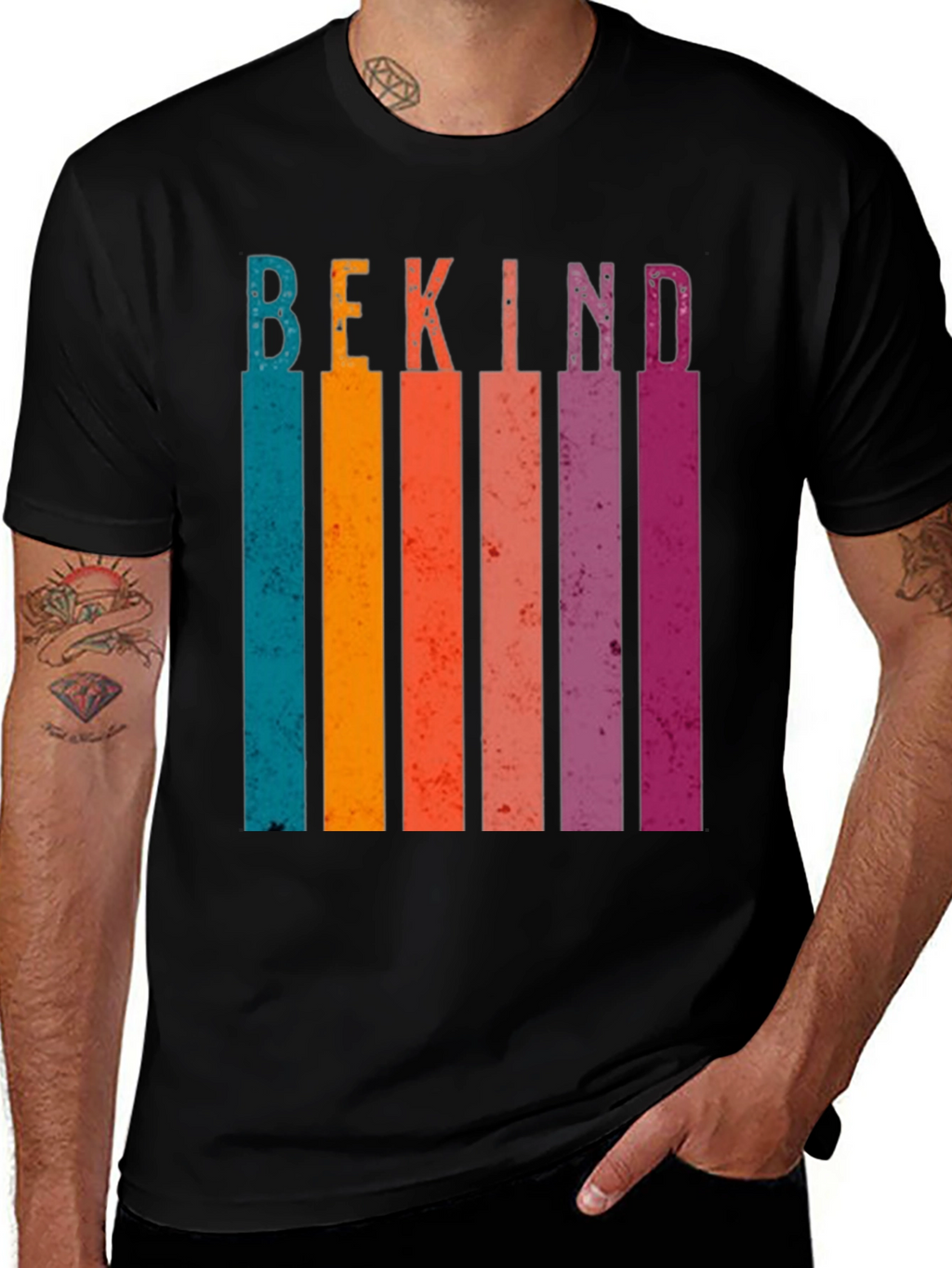 Retro Be Kind Graphic Tee - Casual Comfort
