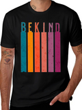 Retro Be Kind Graphic Tee - Casual Comfort