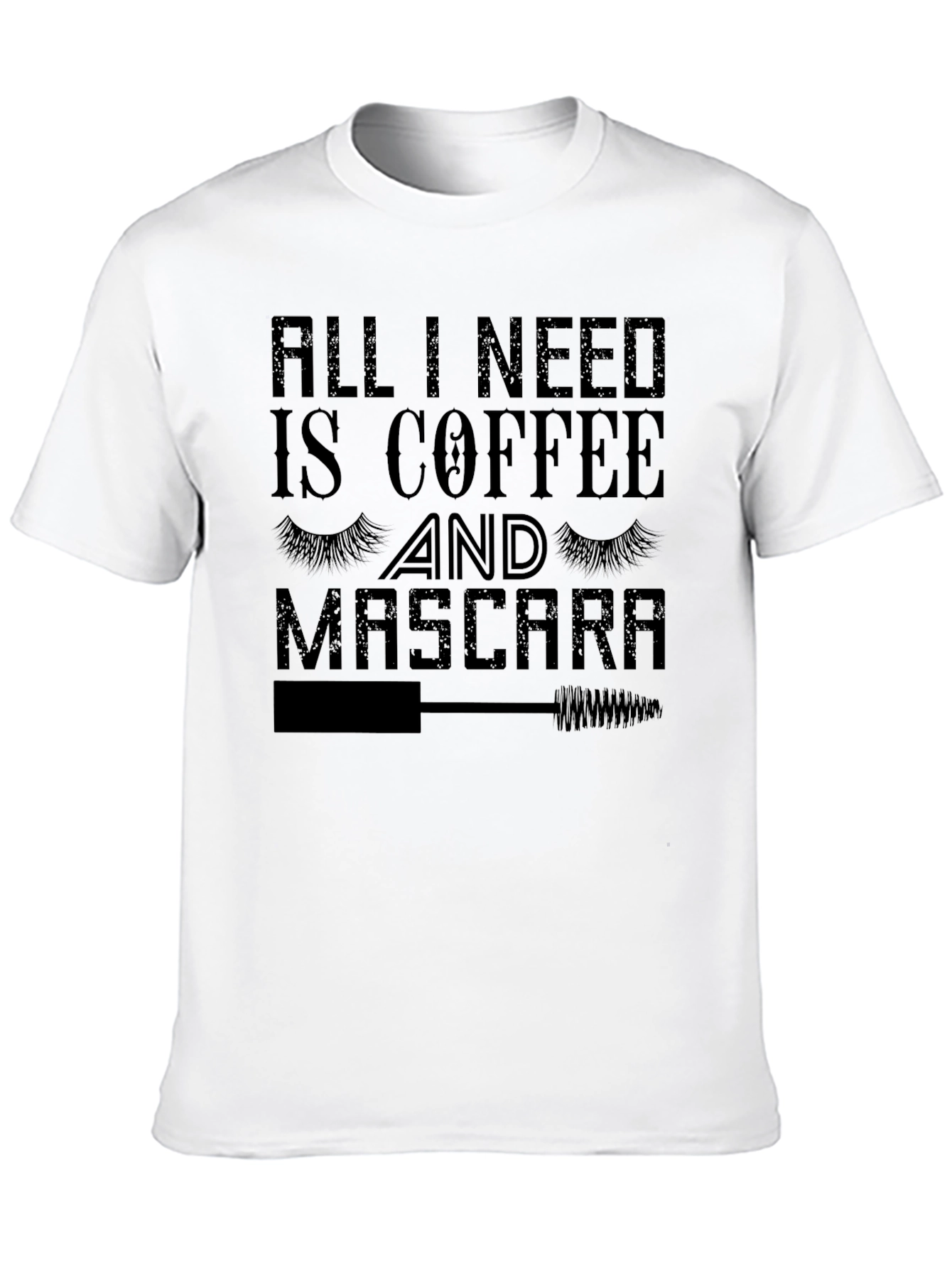 Coffee and Mascara Black Graphic Tee
