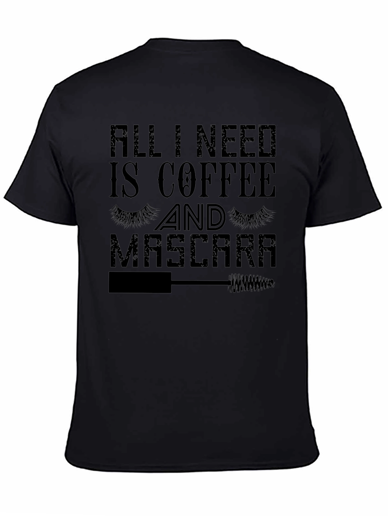 Coffee and Mascara Black Graphic Tee