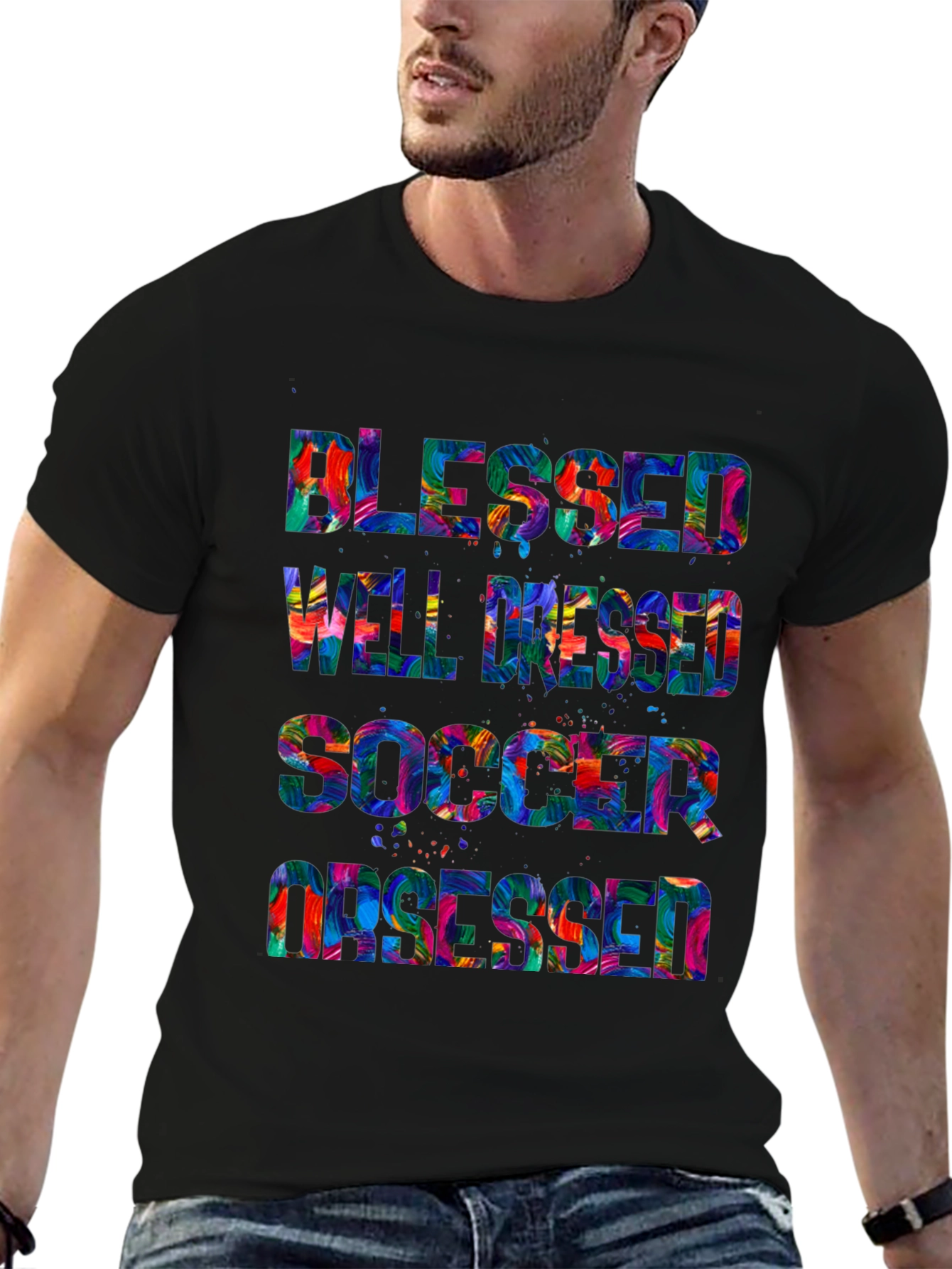 Blessed Well Dressed Soccer Obsessed T-Shirt
