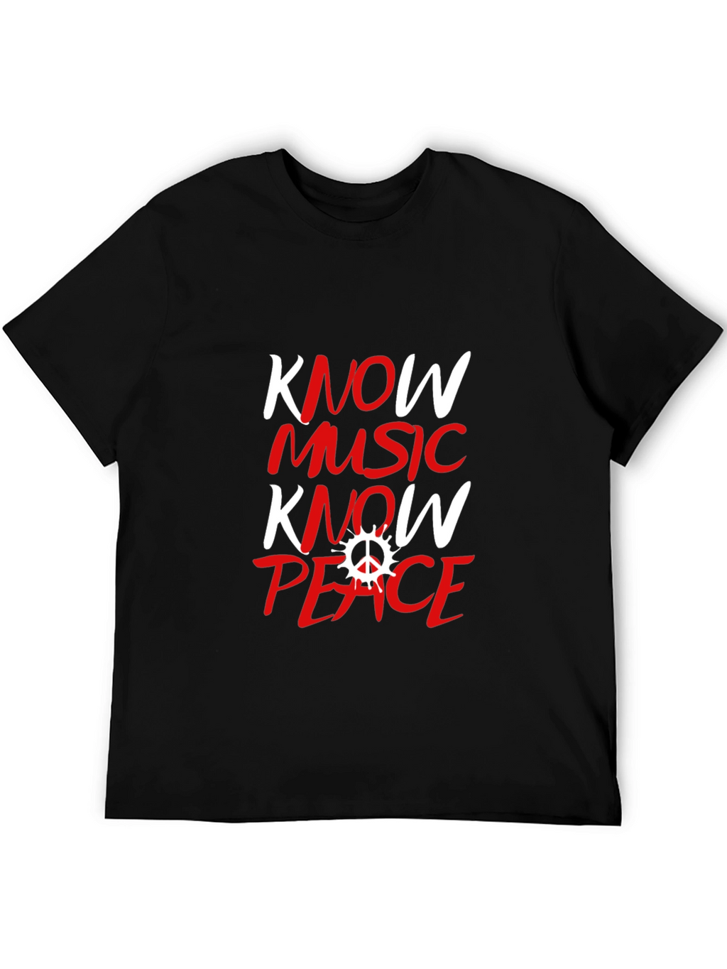 Know Music Know Peace Graphic Tee