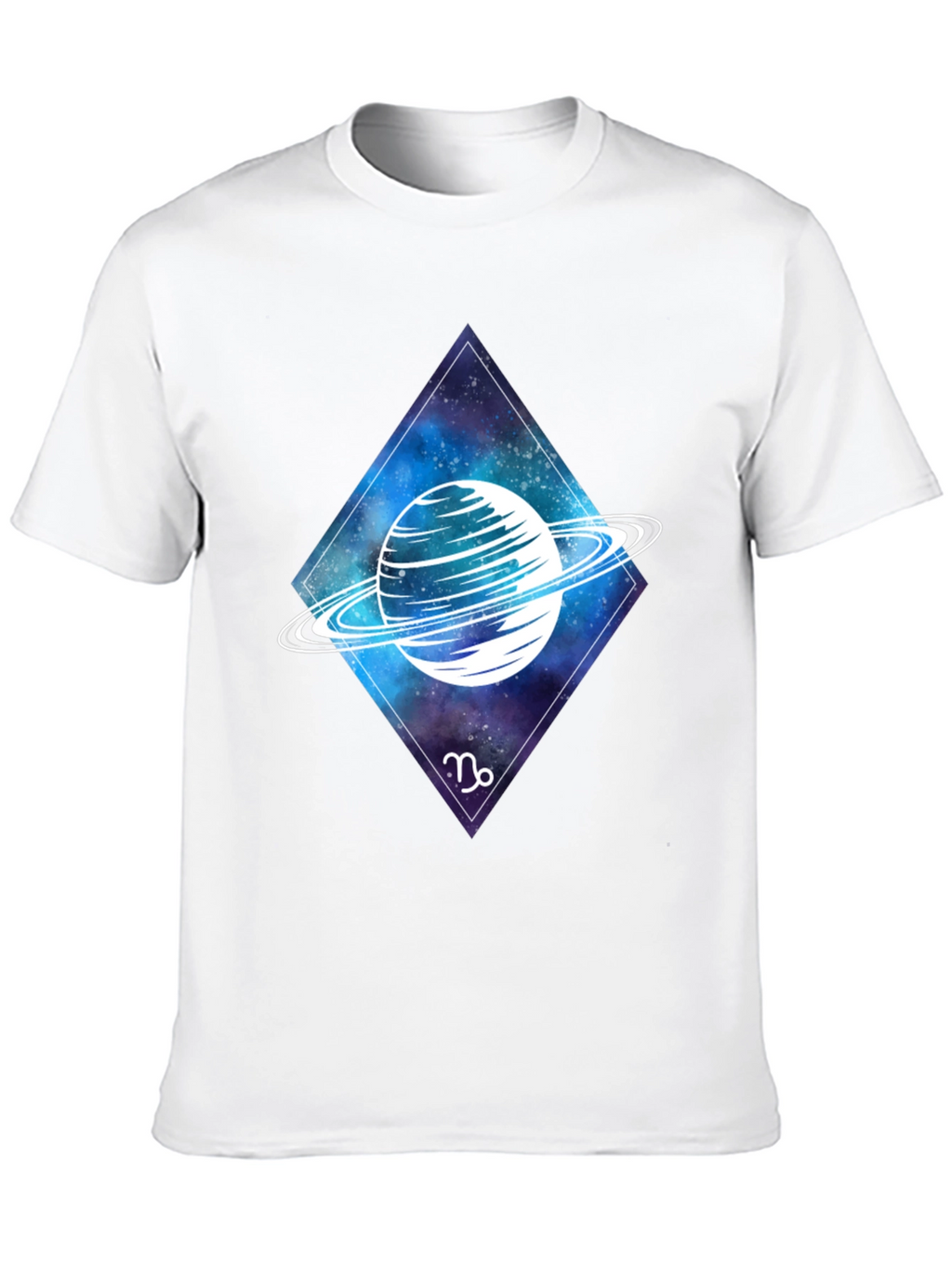 Capricorn Zodiac Planet Graphic T-Shirt