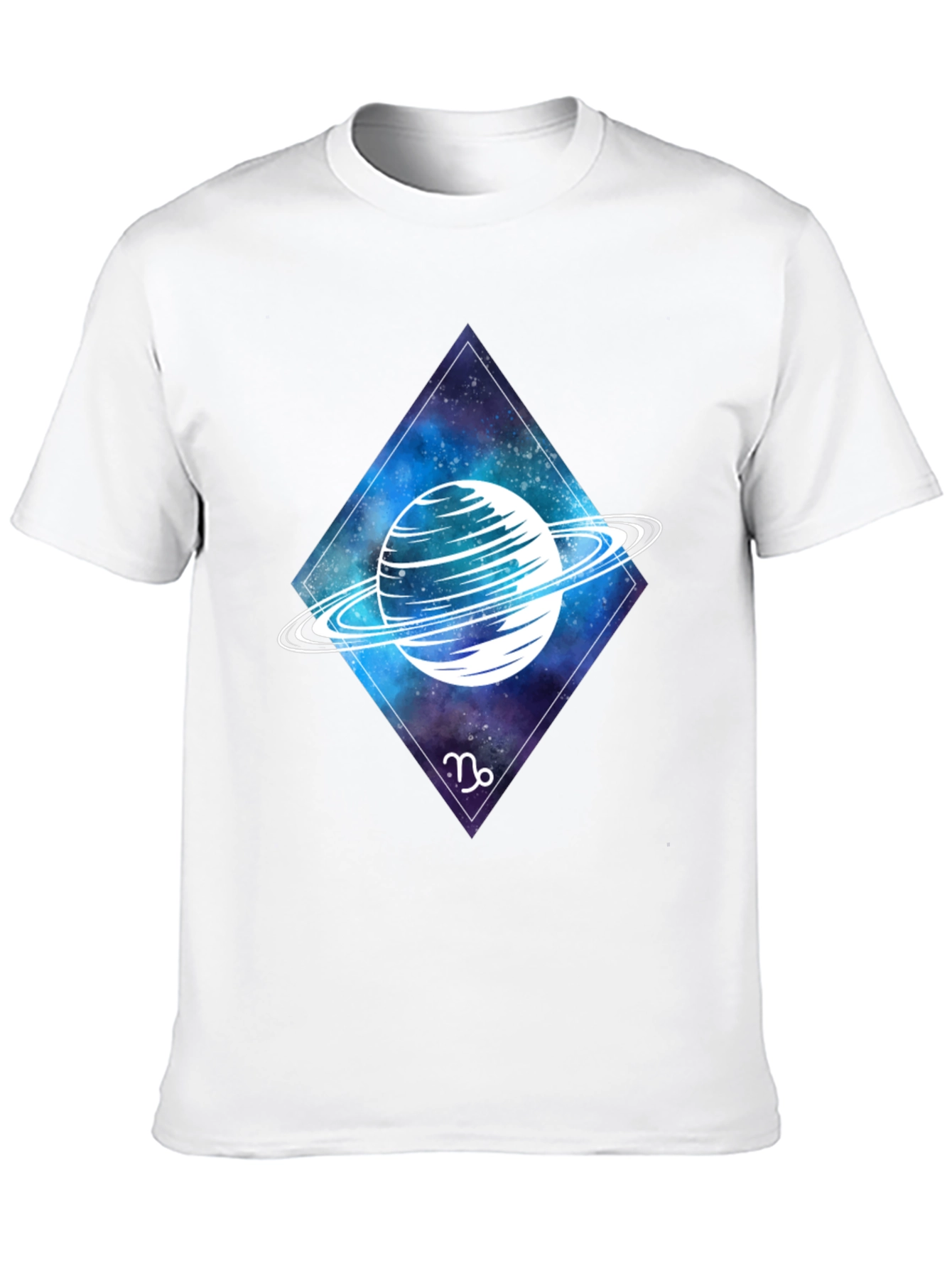 Capricorn Zodiac Planet Graphic T-Shirt