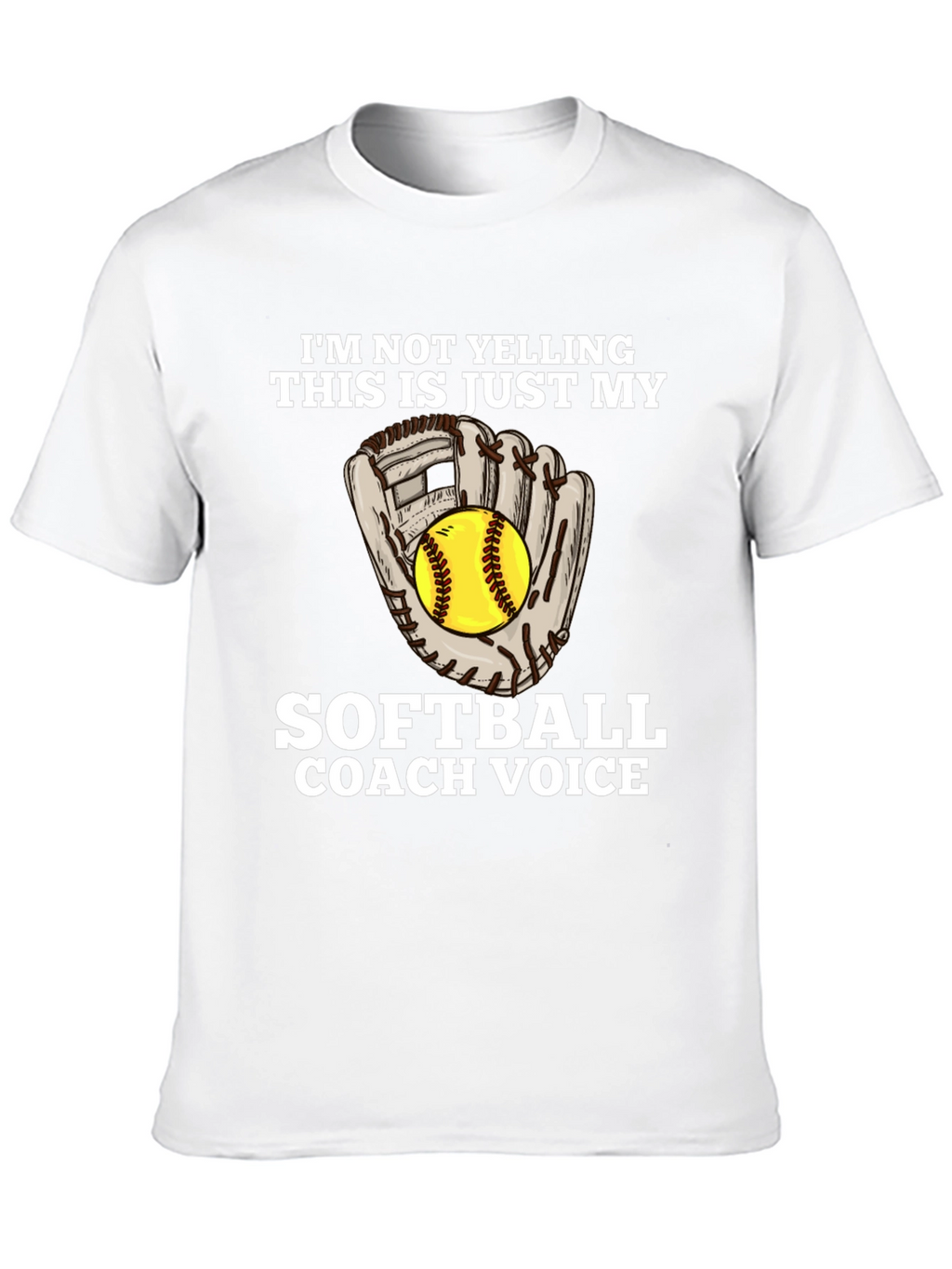 Softball Coach Voice T-Shirt