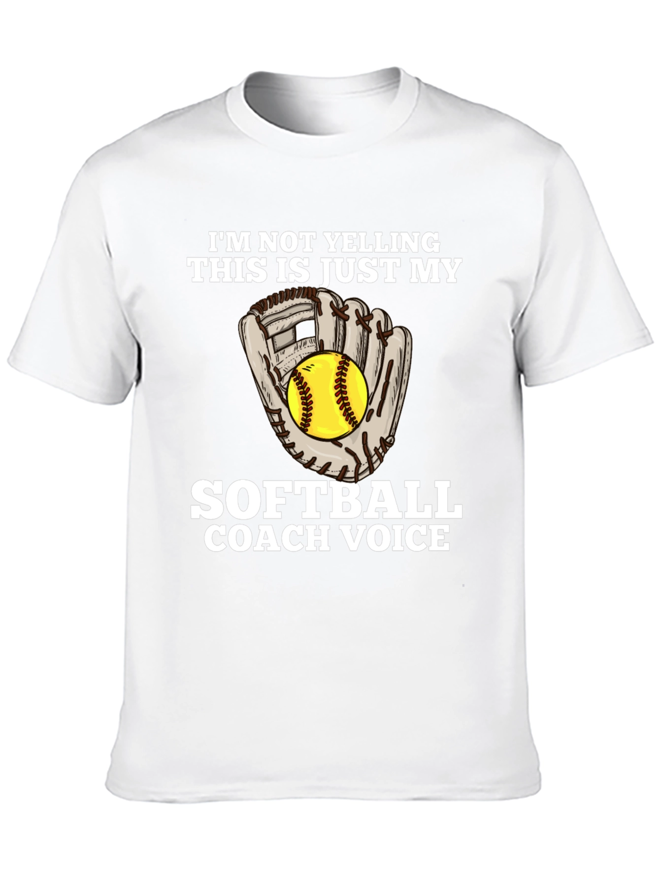 Softball Coach Voice T-Shirt