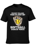 Softball Coach Voice T-Shirt