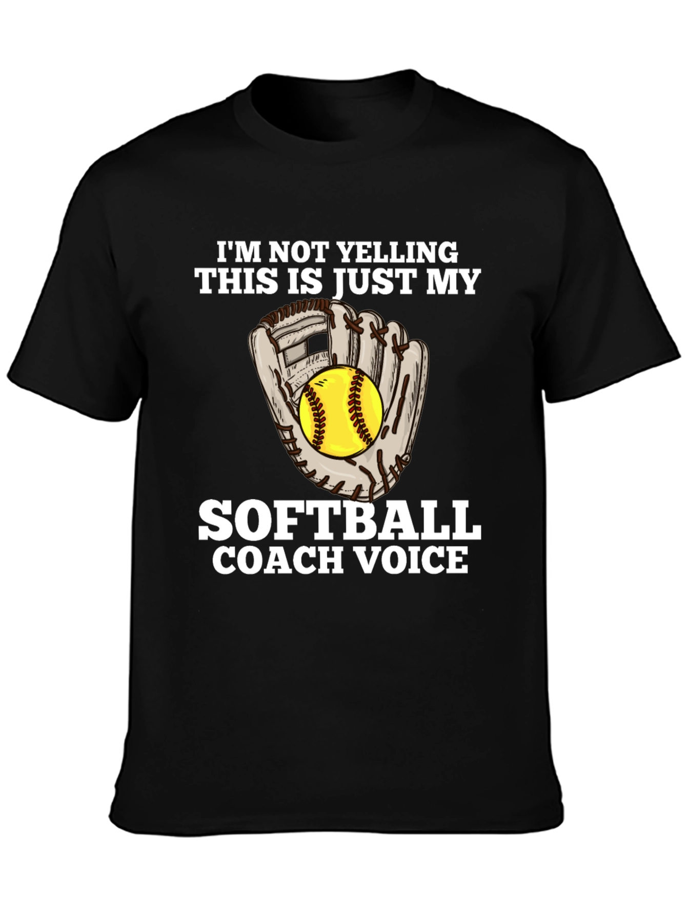 Softball Coach Voice T-Shirt