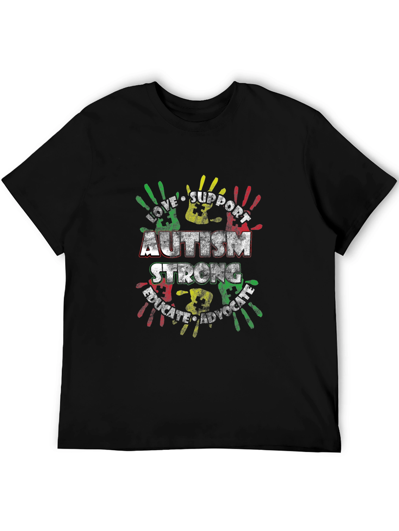 Autism Awareness T-Shirt: Love Support Educate Advocate