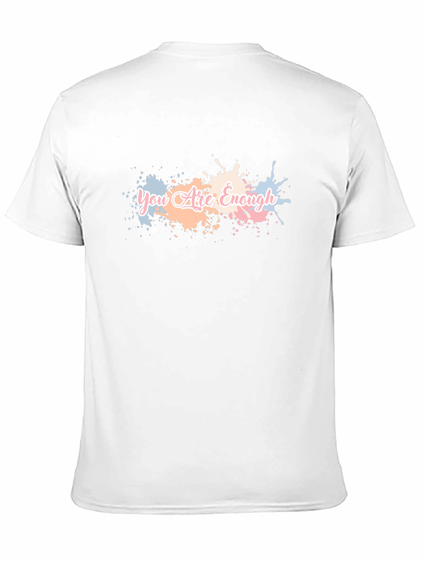 You Are Enough Black Graphic Tee