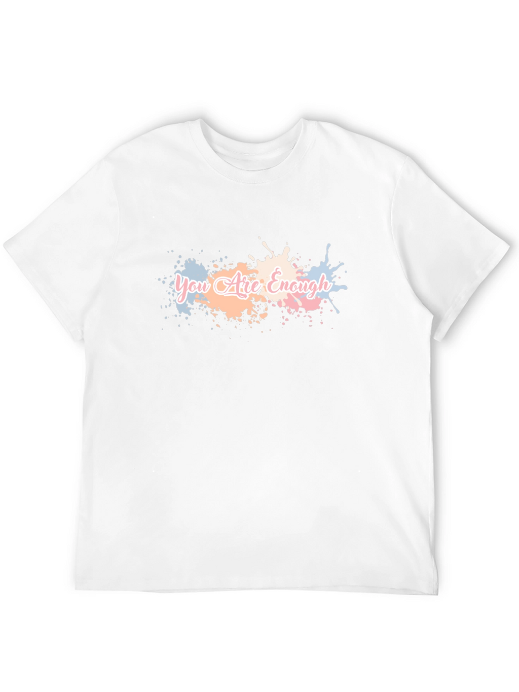 You Are Enough Black Graphic Tee