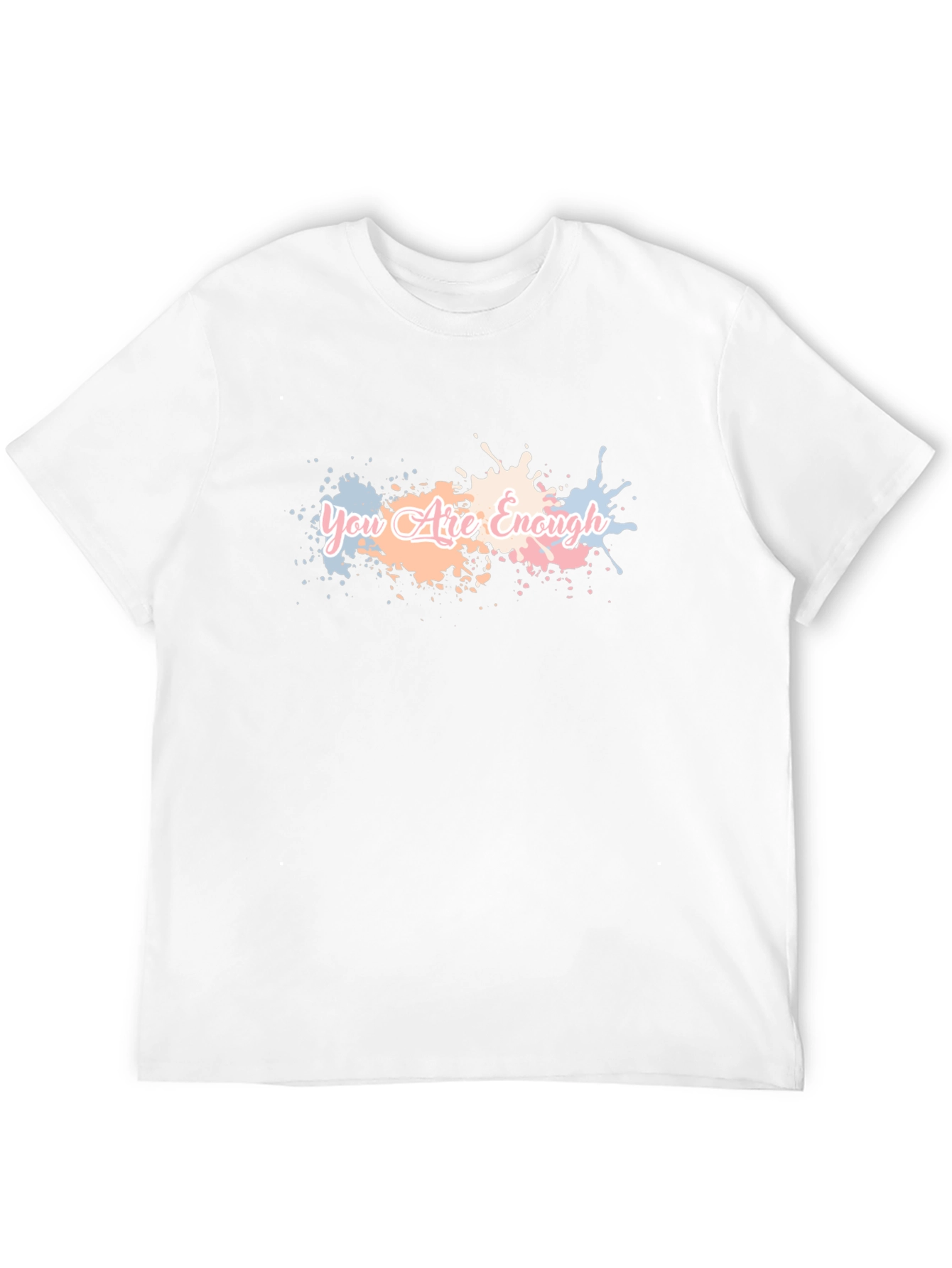You Are Enough Black Graphic Tee