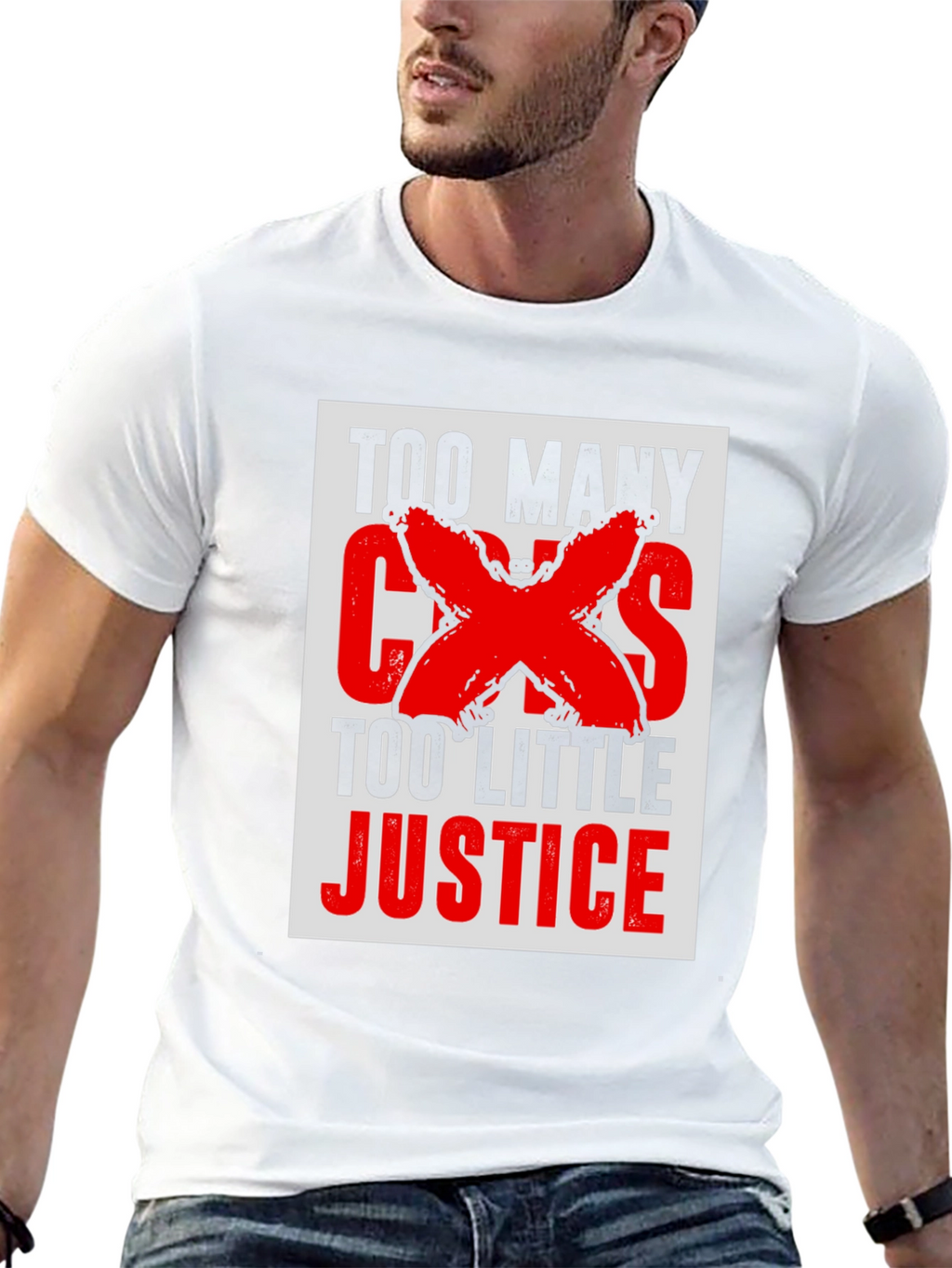 Too Many Cases Too Little Justice T-Shirt