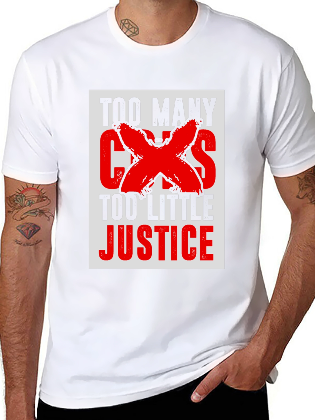 Too Many Cases Too Little Justice T-Shirt